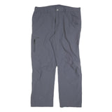 K-TEC Mens Polyester Grey Regular Fit Straight Trousers W38 L30 Outdoor Casual