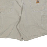 CARHARTT Mens Shorts Beige Casual Regular XL W40 Cotton Blend Workwear