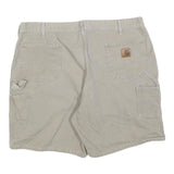 CARHARTT Mens Shorts Beige Casual Regular XL W40 Cotton Blend Workwear