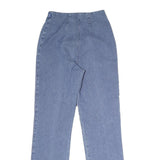 VANILIA Womens Jeans Blue Regular Straight Denim Medium W26 L30 Zip Cotton Blend