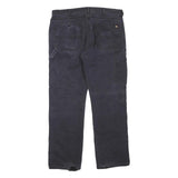 DICKIES Mens Jeans Black Regular Straight Denim Medium W38 L30 Workwear Pants