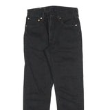 LEVI'S 534 02 Mens Jeans Black Regular Straight Denim W28 L28 Classic Zip Cotton