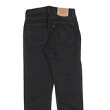 LEVI'S 534 02 Mens Jeans Black Regular Straight Denim W28 L28 Classic Zip Cotton