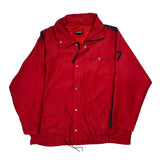 Polo By Ralph Lauren Windbreaker - Large Red Polyester