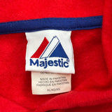 Philadelphia Phillies Majestic Mlb Hoodie - XL Red Cotton
