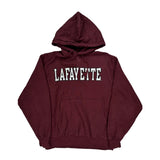 Reverse Weave Champion Lafayette Hoodie - Medium Burgundy Cotton Blend