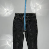 Levis Jeans - 28W US 4 Black Denim