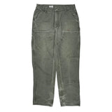 Carhartt Double Knee Carpenter Pants - 32W 33L Gray Cotton