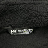 Helly Hansen Full Zip Fleece Jacket - 2XL Black Polyester
