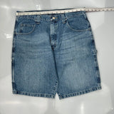 Wrangler Cargo Denim Shorts - 34W 9L Blue Denim