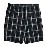 Hurley Checked Chino Shorts - 36W 10L Black Cotton