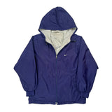Nike Windbreaker - Large Purple Polyester