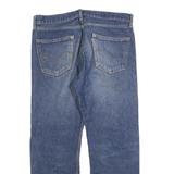 LEVI'S 505 Mens Blue Cotton Regular Straight Denim Jeans W34 L30 Classic Zip