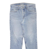 LEVI'S Mens Slim Blue Denim Light Wash Jeans W32 L28 Classic Zip Pocket