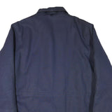 WORK KING Mens Navy Blue Ford OTP Paint Dept Jacket XL Cotton Blend Zip Workwear