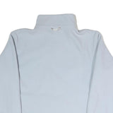 THE NORTH FACE Girls White Fleece Jacket L Polyester Blend Zip Outerwear