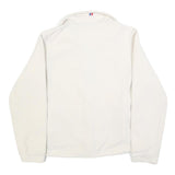 BERGHAUS Womens White Zip Jacket UK 12 Polyester Fleece Outdoor Warm Layer
