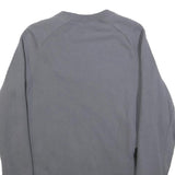 NIKE Mens Grey Crew Neck Long Sleeve Pullover Sweatshirt M Cotton Blend Jersey