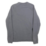 NIKE Mens Grey Crew Neck Long Sleeve Pullover Sweatshirt M Cotton Blend Jersey