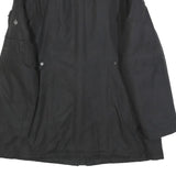 ROADSIGN Womens Black Jacket L Polyester Blend Plain Zip Closure Utility Style