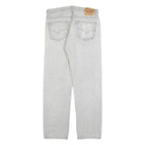 LEVI'S 501 Mens Jeans Regular Straight Denim Light W34 L30 Classic Button Fly