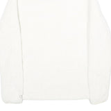 CHAMPION Womens White Zip Jacket M Polyester Plain Casual Outdoor Warm