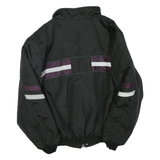 ARTIK Mens Black & Purple Zip Polyester Blend Outdoor Jacket XL