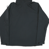 COLUMBIA Womens Black Outdoor Jacket M Polyester Blend Hooded Zip Up