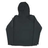 COLUMBIA Womens Black Outdoor Jacket M Polyester Blend Hooded Zip Up