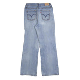 LEVI'S Womens Regular Light Blue Denim Straight Jeans W27 L28 Classic Fit Cotton
