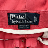 Polo By Ralph Lauren Shorts - 32W 9L Red Cotton