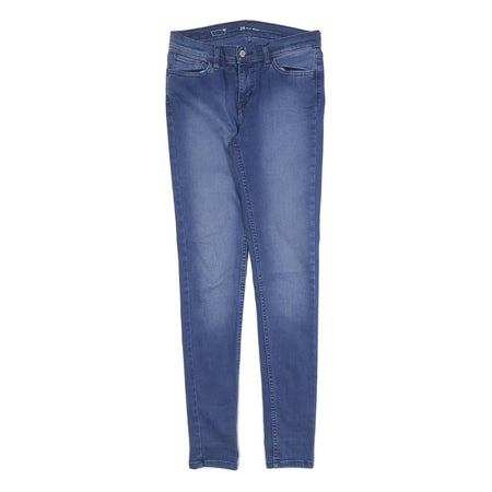 LEVI'S Womens Jeans Blue Slim Skinny Denim Medium W28 L32 Classic Zip Cotton