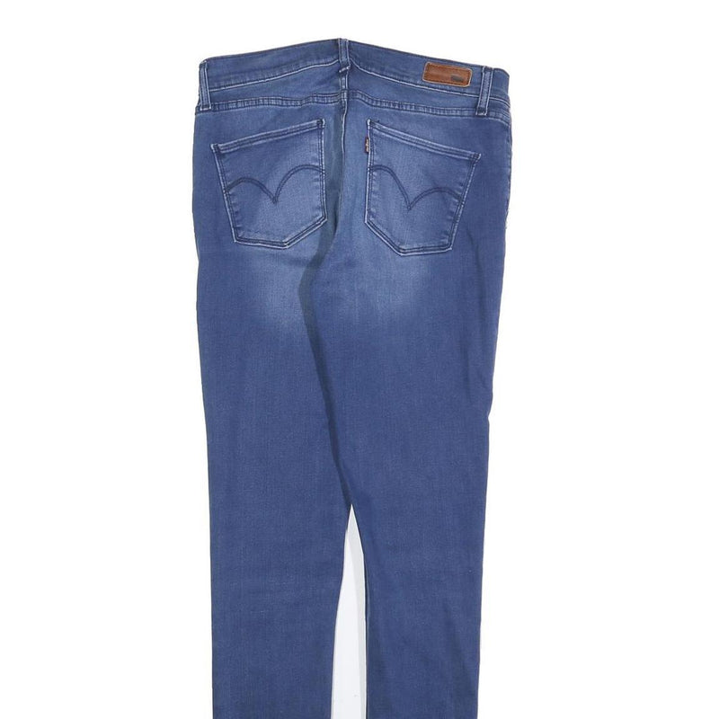 LEVI'S Womens Jeans Blue Slim Skinny Denim Medium W28 L32 Classic Zip Cotton
