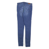 LEVI'S Womens Jeans Blue Slim Skinny Denim Medium W28 L32 Classic Zip Cotton