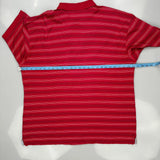 Tommy Hilfiger Striped Polo Shirt - 2XL Red Cotton
