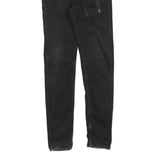 LEVI'S 519 Hi-Ball Mens Jeans Black Slim Skinny Denim W30 L28 Zip