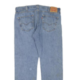 LEVI'S 501 Mens Jeans Blue Regular Straight Denim Medium W38 L30 Classic Button