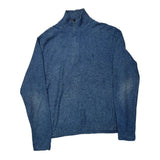 Polo By Ralph Lauren 1/4 Zip - 2XL Blue Wool