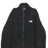 THE NORTH FACE Womens Black Fleece Jacket M Polyester Zip Sports Outdoor Casual