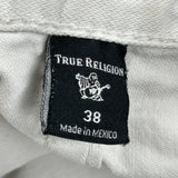 True Religion Shorts - 38W 12L Cream Cotton