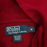 Polo By Ralph Lauren 1/4 Zip - Medium Red Cotton