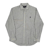 Polo By Ralph Lauren Checked Shirt - Large White Cotton