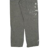 DICKIES Mens Regular Fit Jeans Grey Cotton Blend W36 L34 Workwear Utility Zip