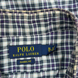 Polo By Ralph Lauren Checked Shirt - XL Purple Cotton
