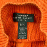 Ralph Lauren Petite Jumper - Medium Orange Cotton