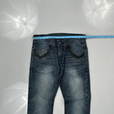 Jnco Jeans - 33W 30L Blue Cotton