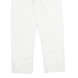 LEVI'S Silver Tab Womens Jeans White Regular Straight Denim W26 L24 Zip Cotton