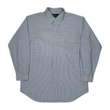 Blake Ralph Lauren Checked Shirt - XL Blue Cotton