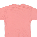 CHAMPION Mens Pink Graphic T-Shirt S Short Sleeve Crew Neck Cotton Blend