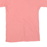 CHAMPION Mens Pink Graphic T-Shirt S Short Sleeve Crew Neck Cotton Blend